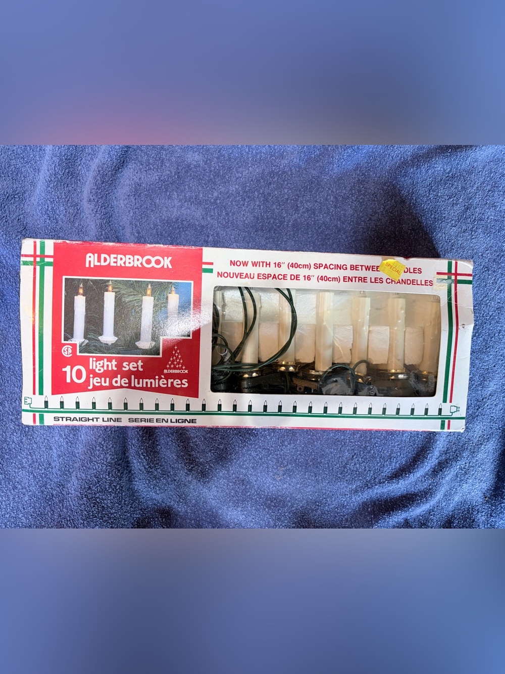 vintage Alderbrook Candelabra String Lights - Christmas lights
